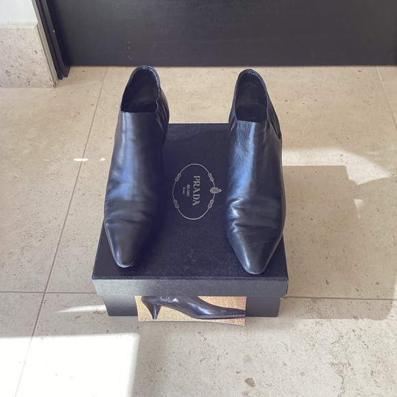 Prada Booties in Black.  Size 40. Used. - Picture 1 of 5